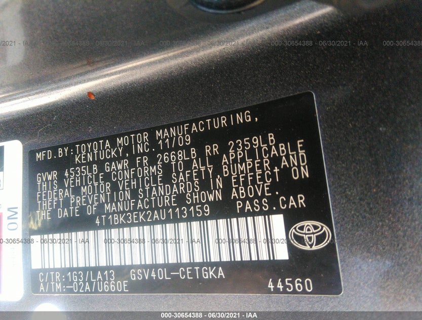 4T1BK3EK2AU113159