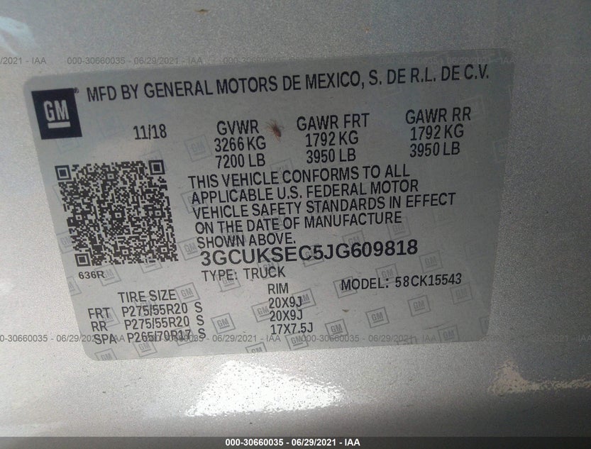 3GCUKSEC5JG609818