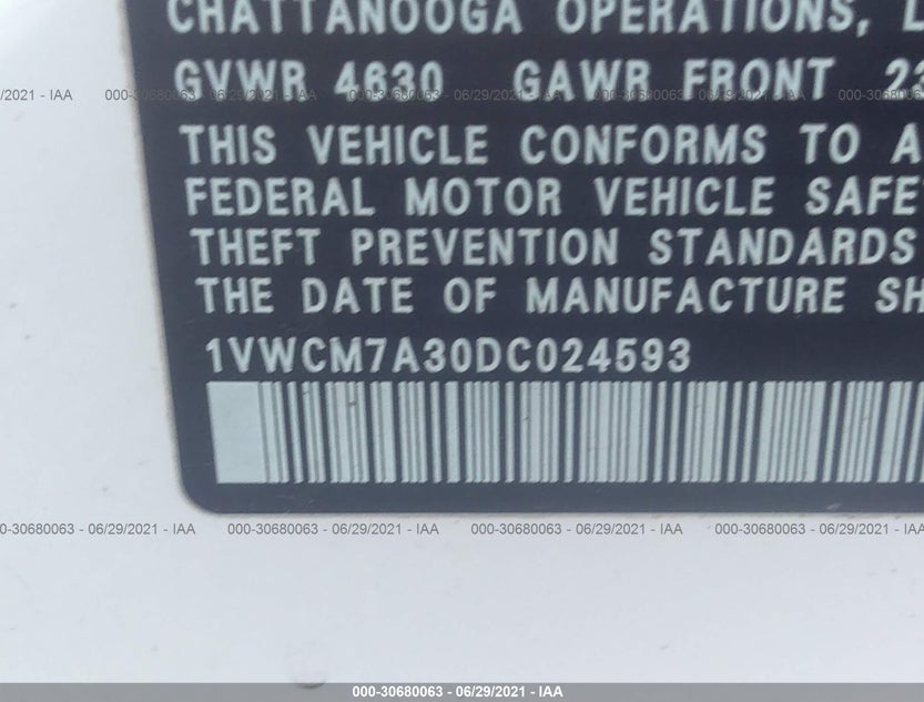 1VWCM7A30DC024593