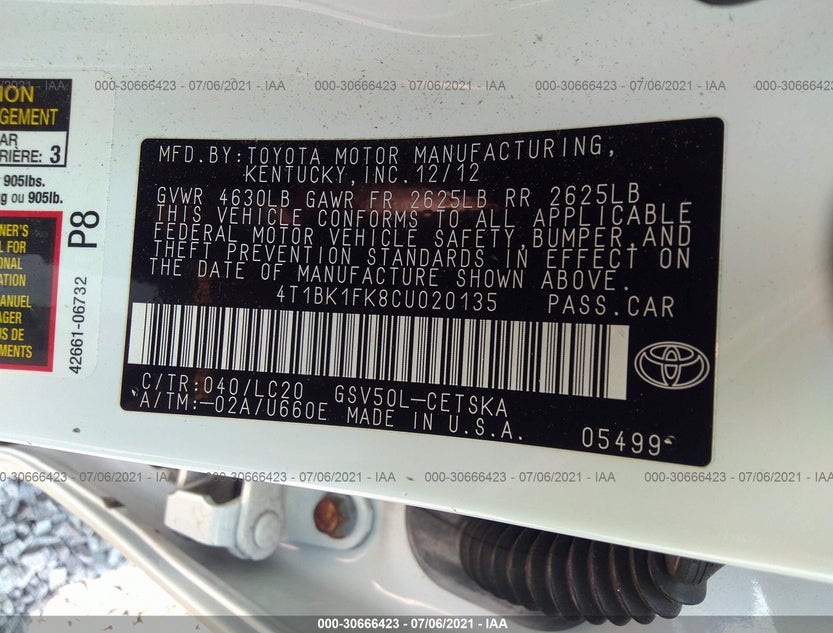 4T1BK1FK8CU020135