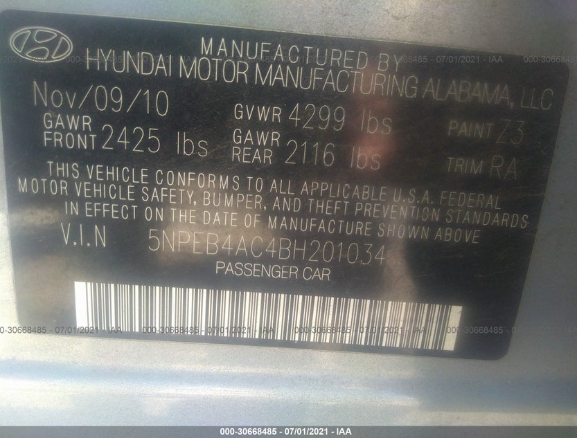 5NPEB4AC4BH201034