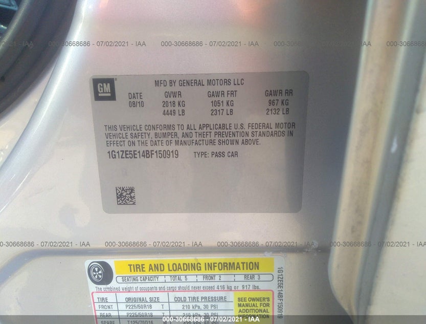 1G1ZE5E14BF150919