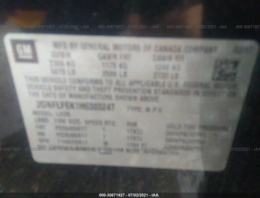 2GNFLFEK1H6303247