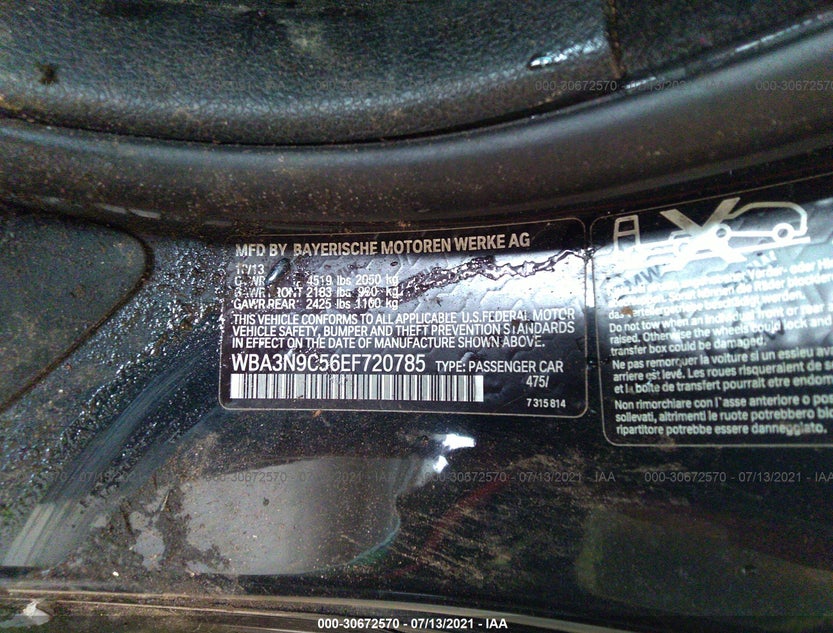 WBA3N9C56EF720785