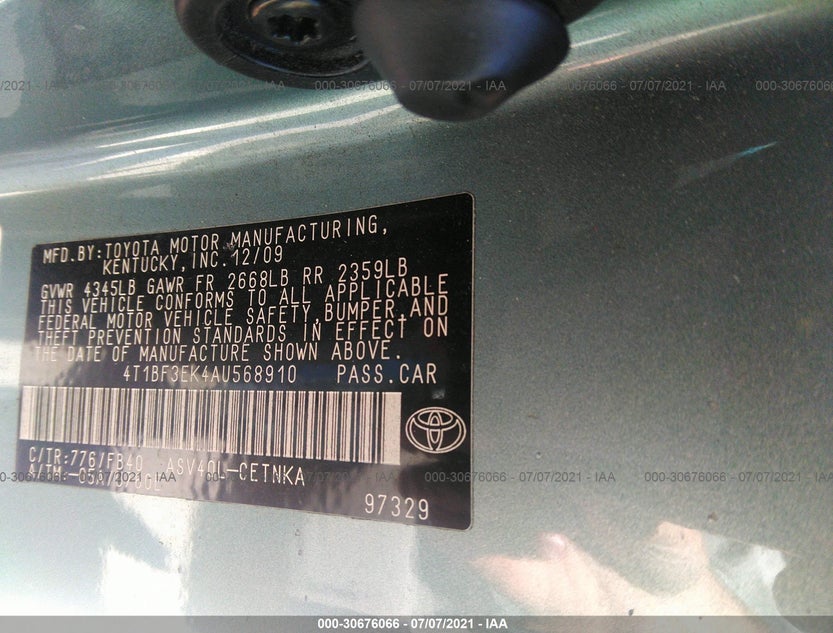 4T1BF3EK4AU568910