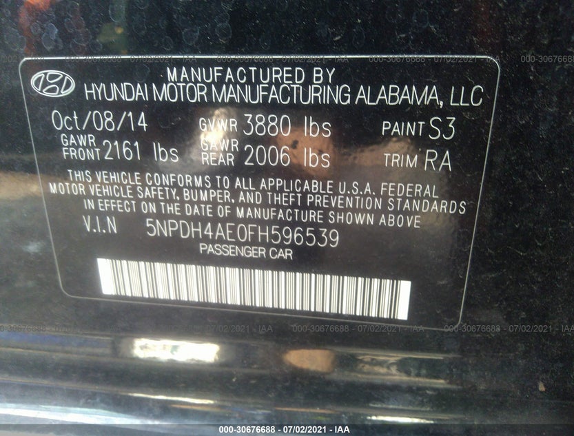 5NPDH4AE0FH596539