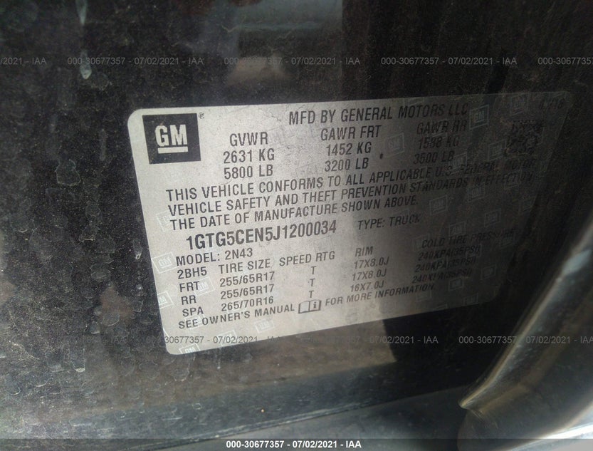 1GTG5CEN5J1200034