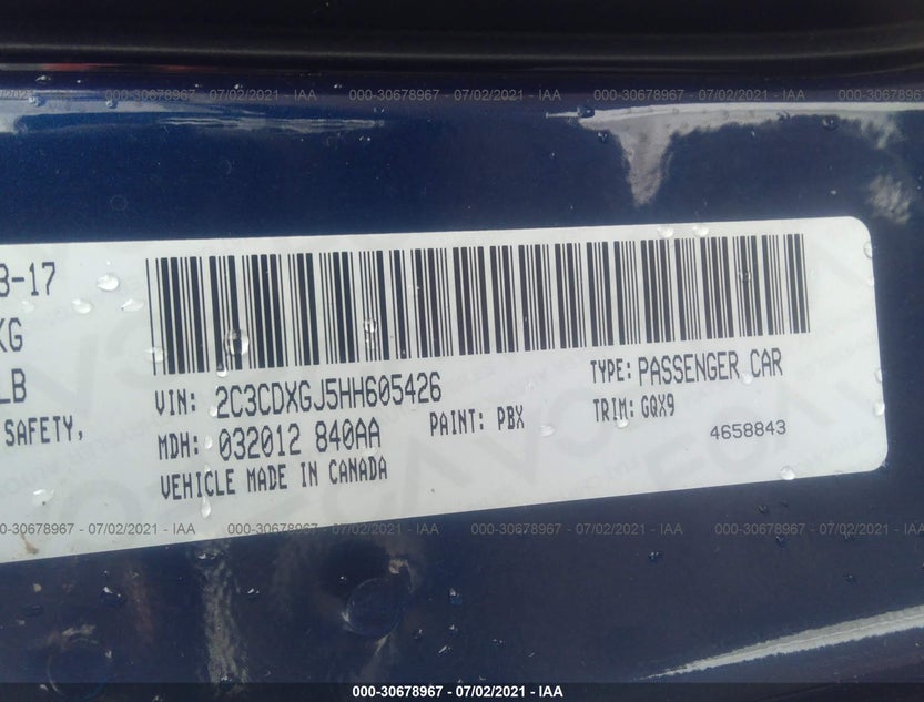 2C3CDXGJ5HH605426