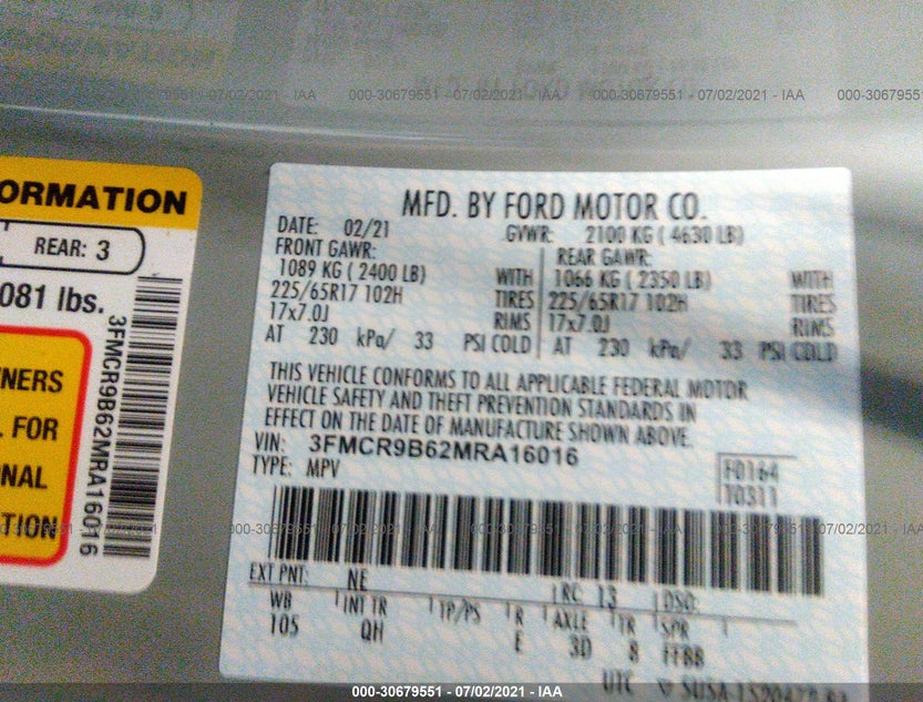 3FMCR9B62MRA16016