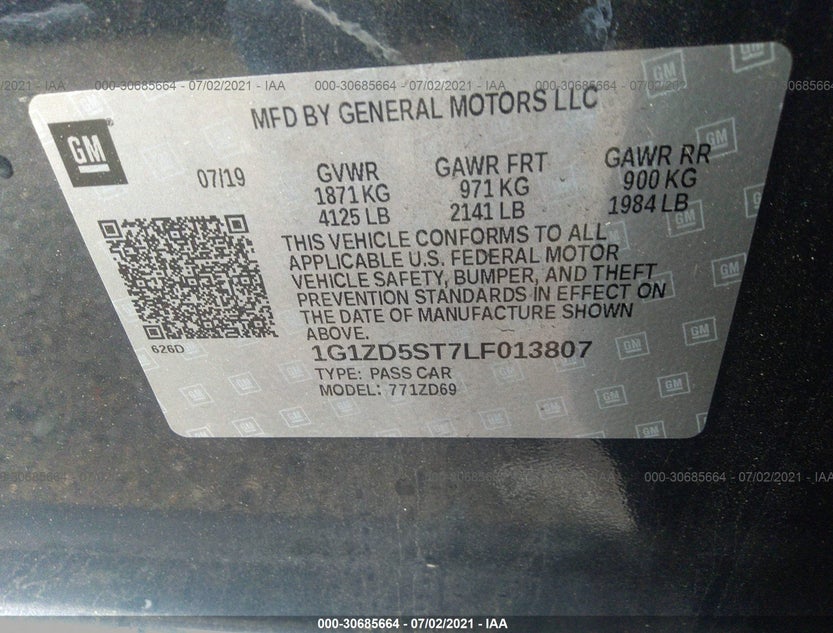 1G1ZD5ST7LF013807