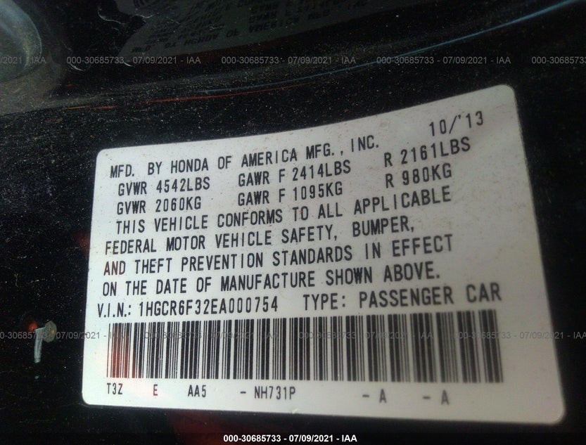 1HGCR6F32EA000754