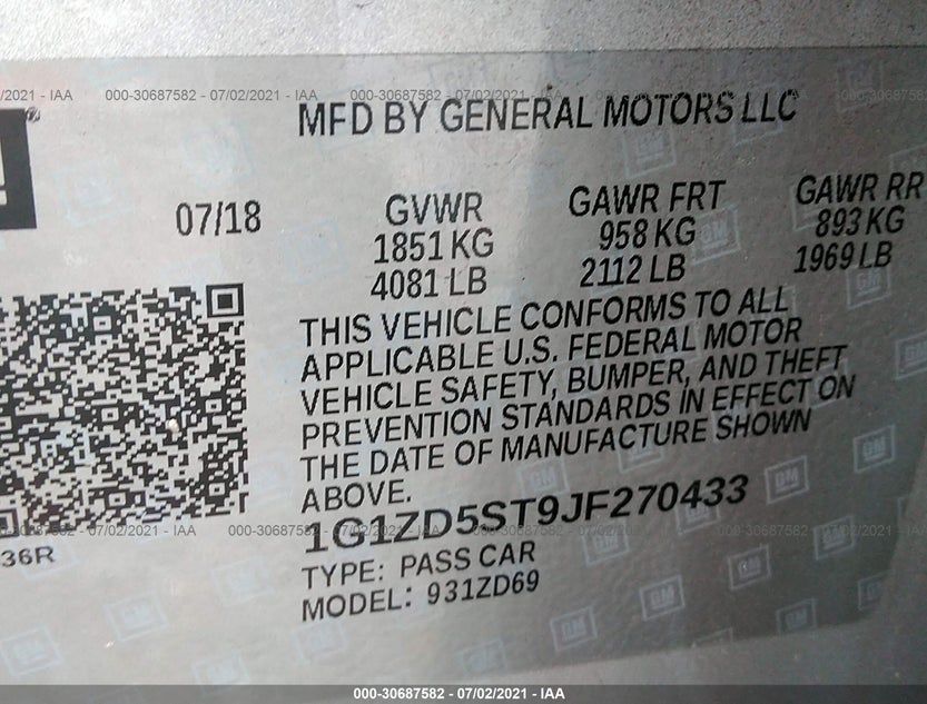 1G1ZD5ST9JF270433