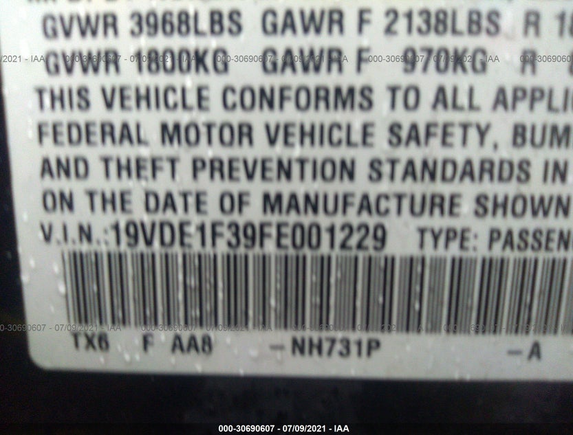 19VDE1F39FE001229