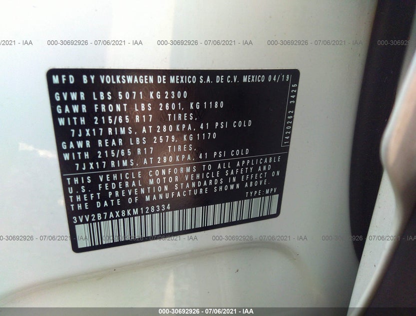 3VV2B7AX8KM128334