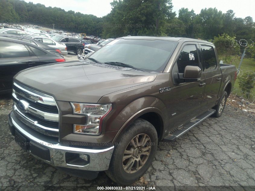 1FTEW1CP7FFA08847 2015 Ford F-150 Lariat