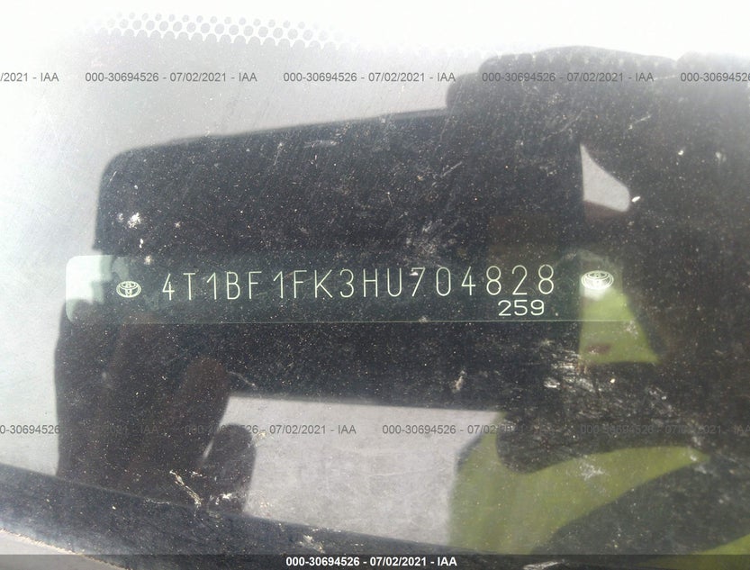 4T1BF1FK3HU704828