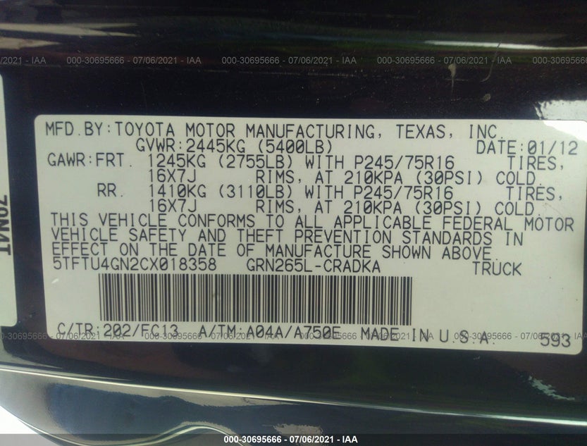 5TFTU4GN2CX018358