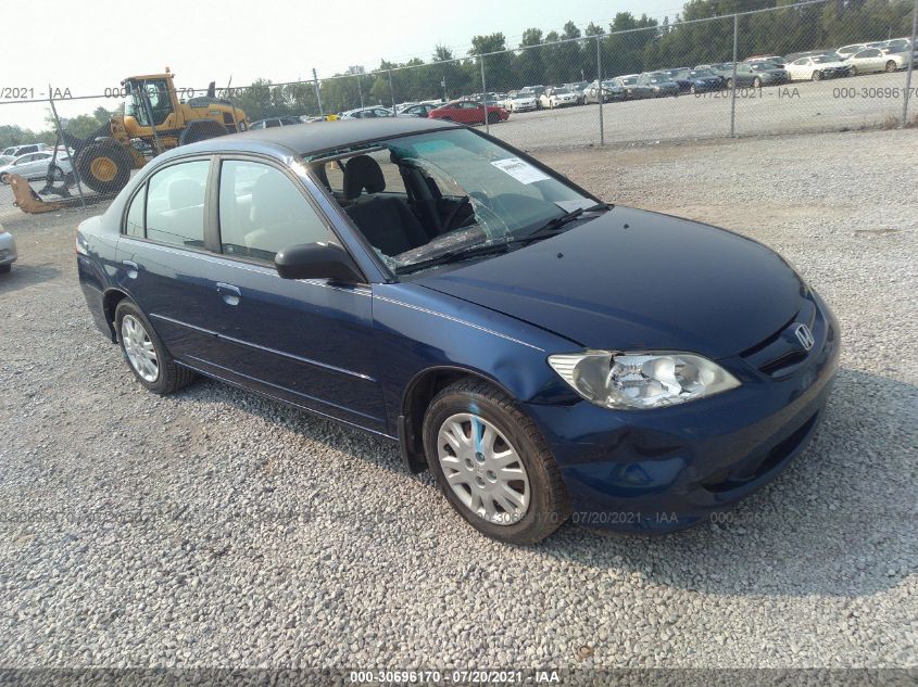 2004 Honda Civic Lx VIN: 1HGES165X4L022862 Lot: 30696170