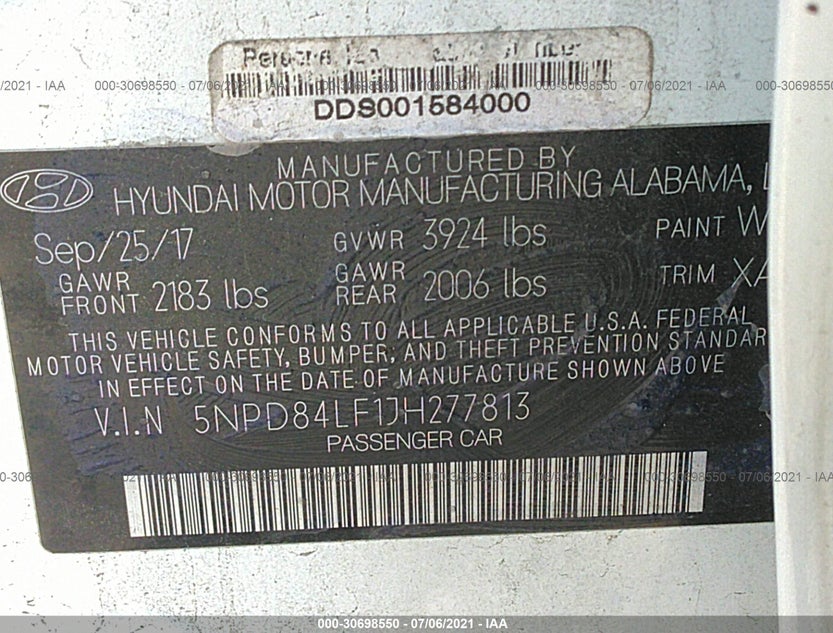 5NPD84LF1JH277813
