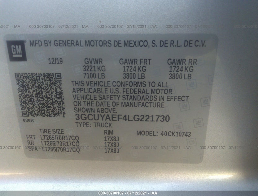 3GCUYAEF4LG221730