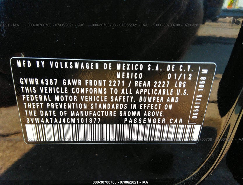 3VW4A7AJ4CM101877