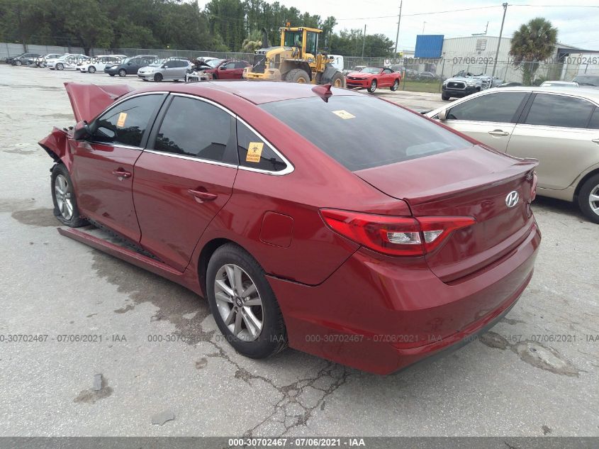 2016 Hyundai Sonata VIN: 5NPE24AF6GH404475 Lot: 30702467