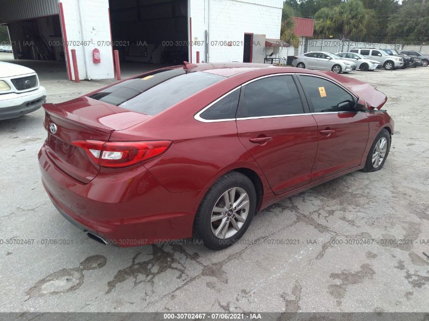 2016 Hyundai Sonata VIN: 5NPE24AF6GH404475 Lot: 30702467