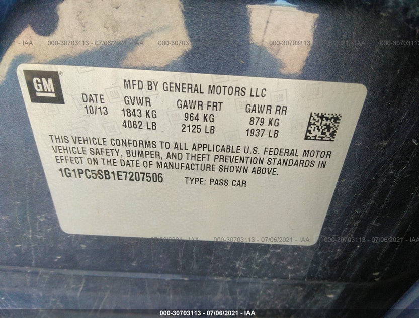 1G1PC5SB1E7207506