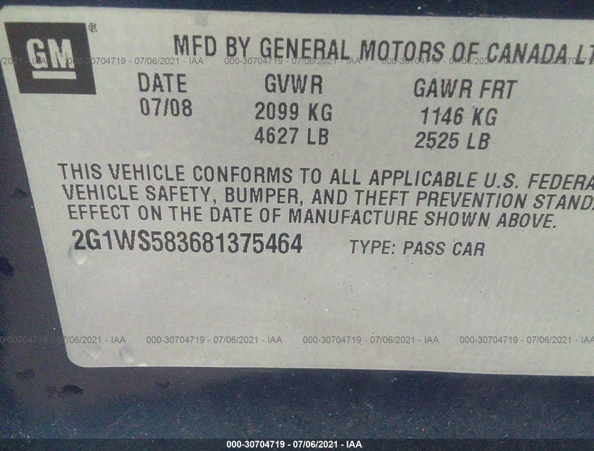 2G1WB5EK6A1197931