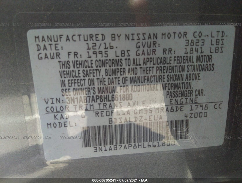 3N1AB7AP8HL661800