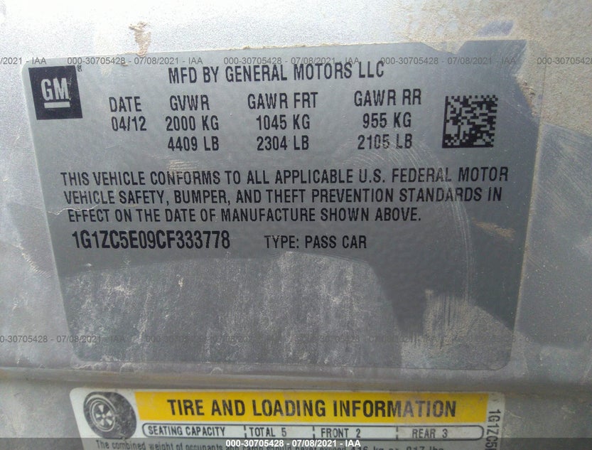 1G1ZC5E09CF333778