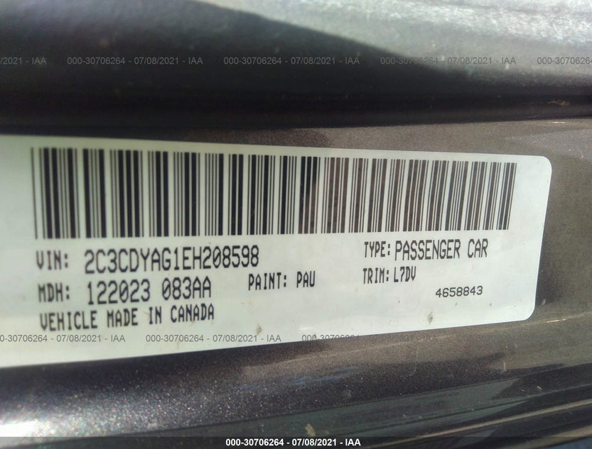 2C3CDYAG1EH208598