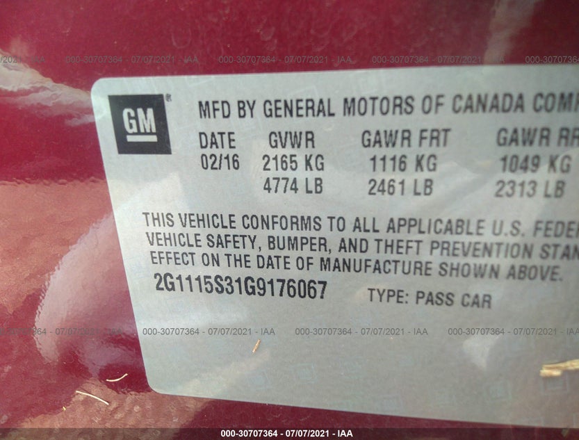 2G1115S31G9176067