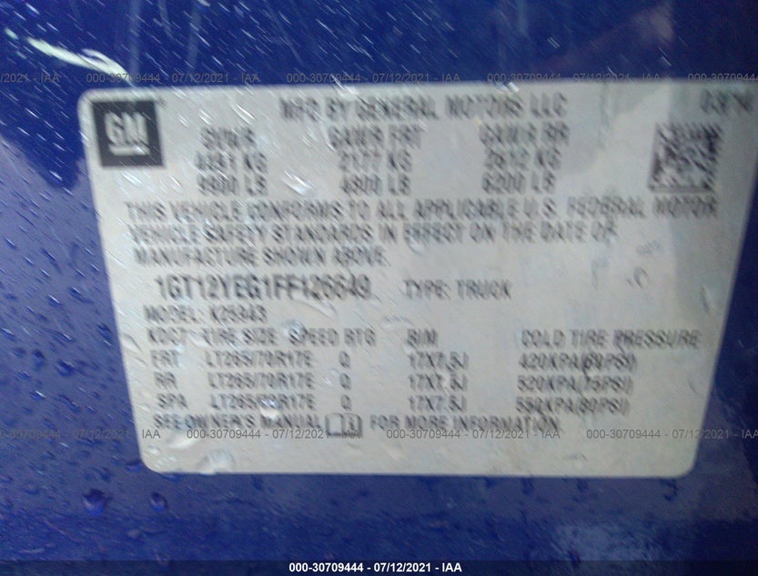 1GT12YEG1FF126649