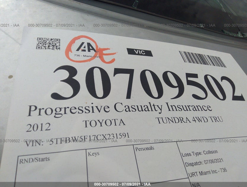 5TFBW5F17CX231591