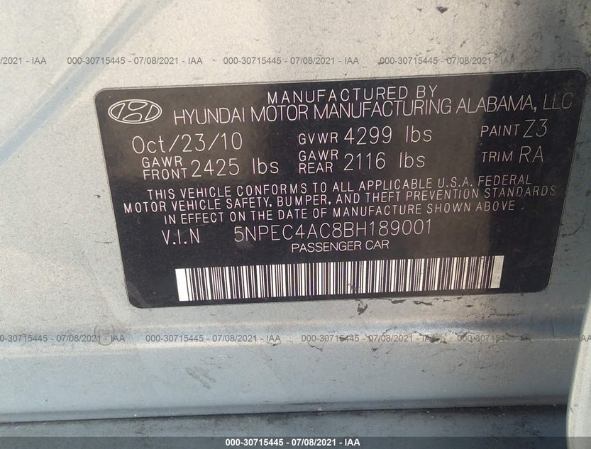 5NPEC4AC8BH189001
