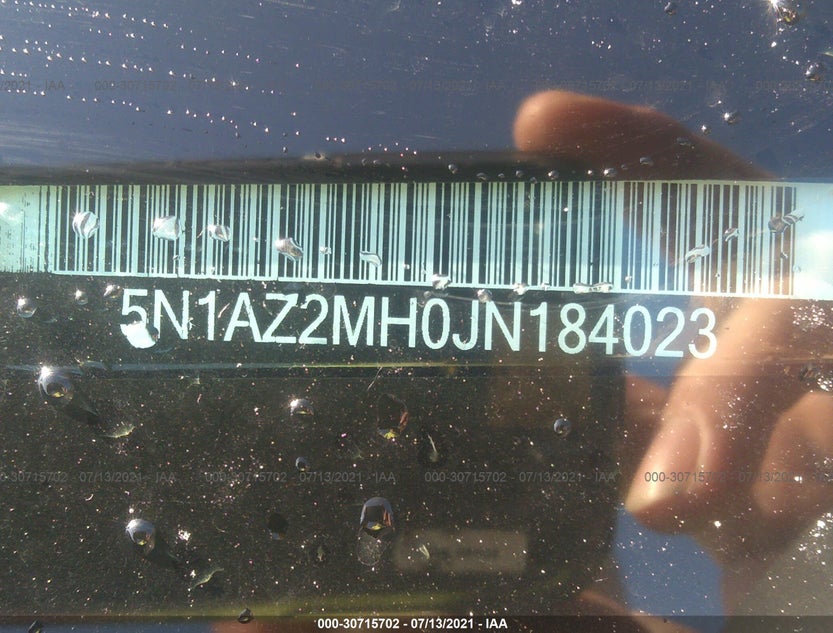 5N1AZ2MH0JN184023