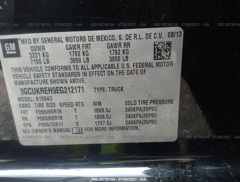 3GCUKREH9EG212171