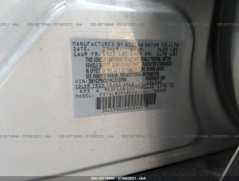 3N1CP5CU1KL513299