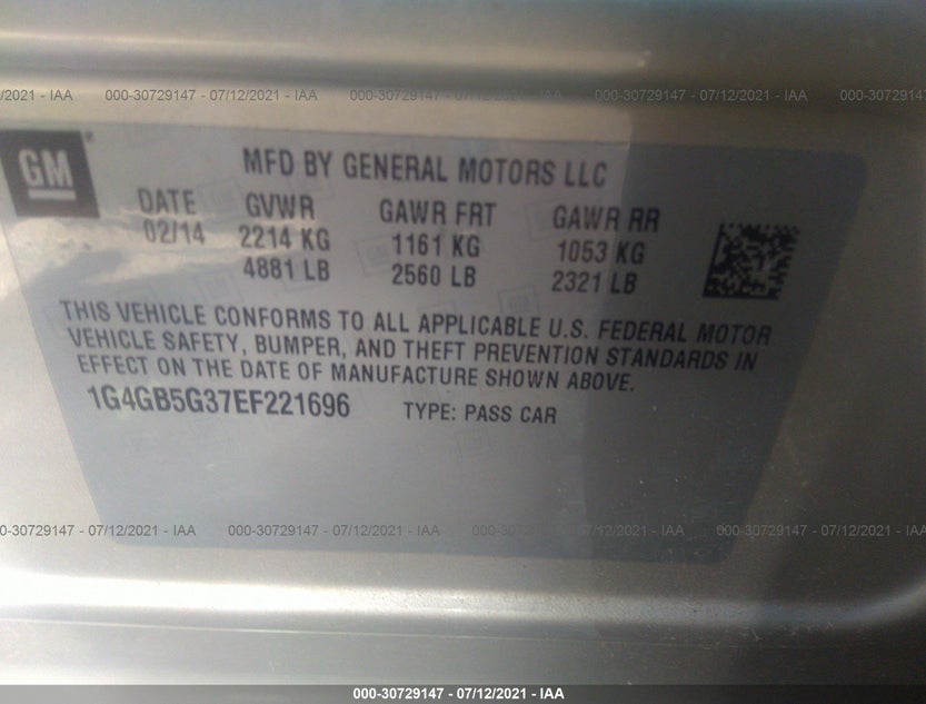 1G4GB5G37EF221696