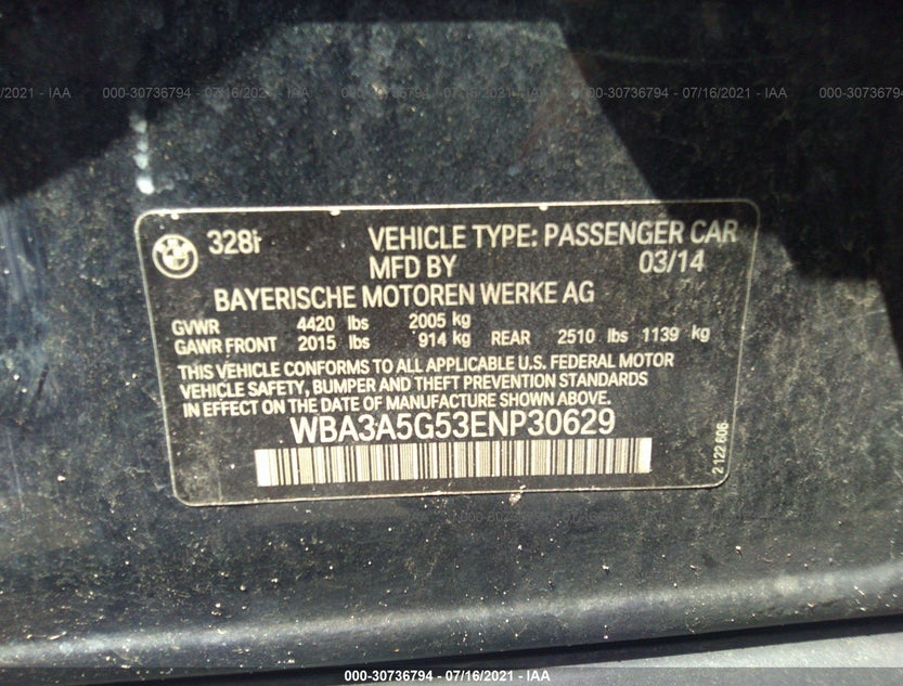 WBA3A5G53ENP30629