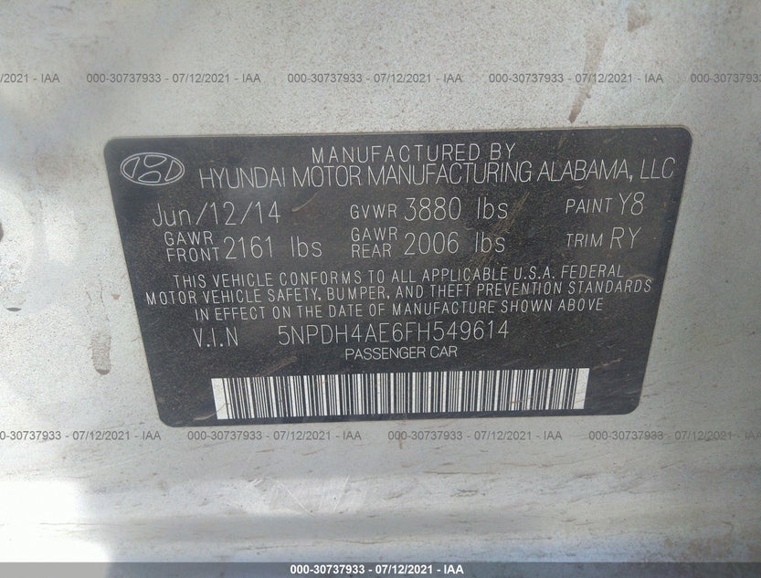 5NPDH4AE6FH549614