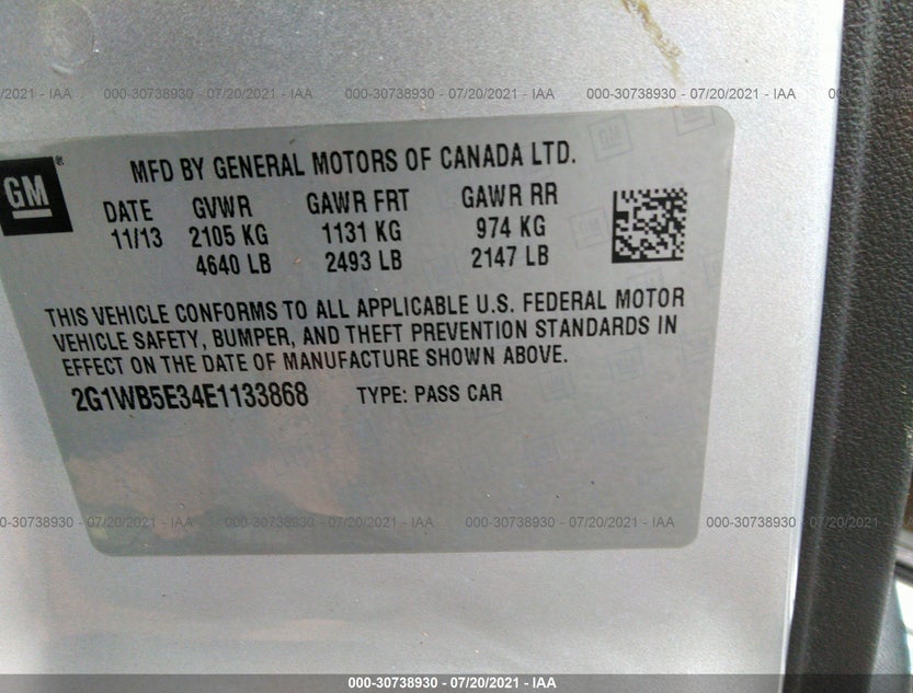2G1WB5E34E1133868