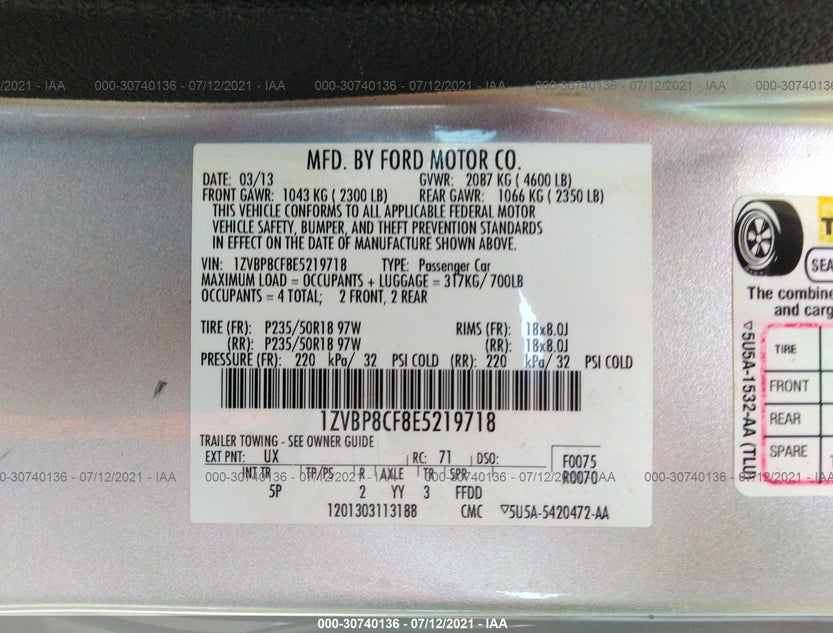 1ZVBP8CF8E5219718