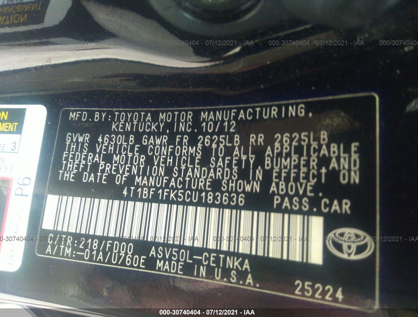 4T1BF1FK5CU183636