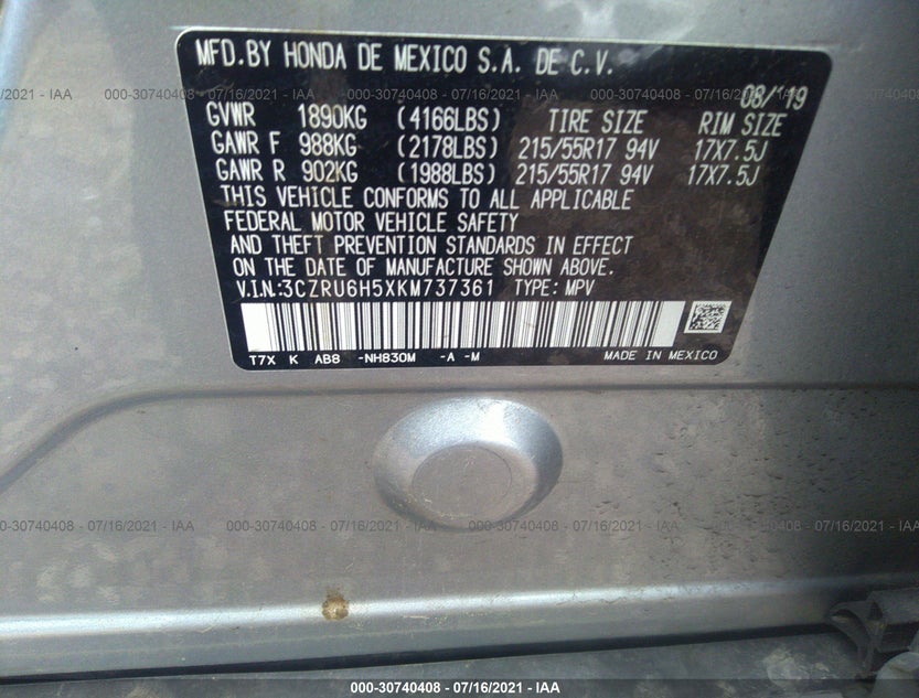 3CZRU6H5XKM737361