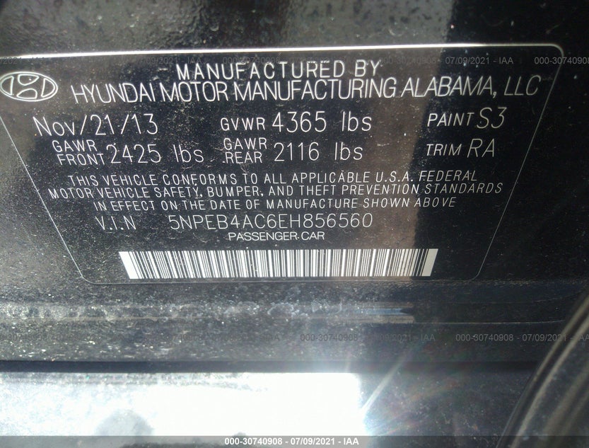 5NPEB4AC6EH856560