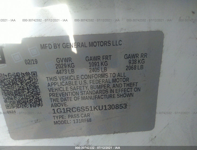 1G1RC6S51KU130853