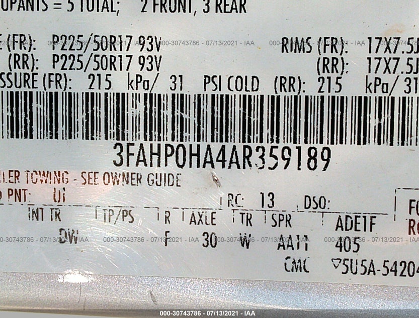 3FAHP0HA4AR359189