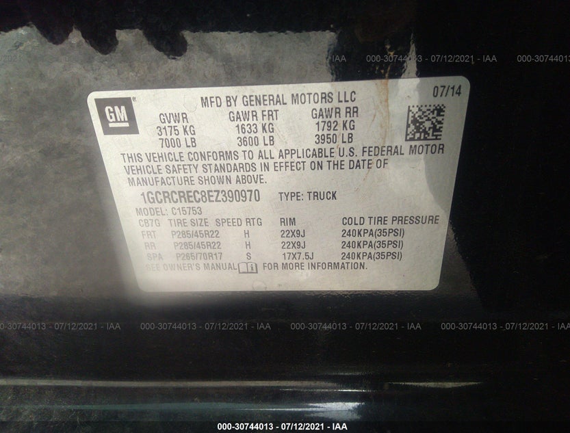 1GCRCREC8EZ390970